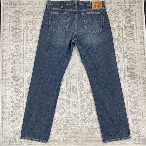 Levi's 559 Jeans Men Blue Denim Relaxed Straight Fit Medium Wash Size 38x34 - Picture 5 of 5